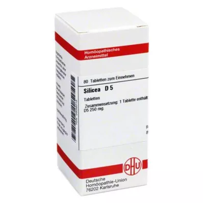 SILICEA D 5 tabletten, 80 stuks SILICEA D 5 tabletten, 80 stuks