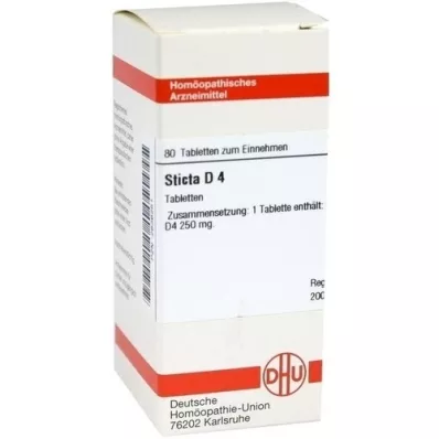 Sticta D 4, 80 st Sticta D 4, 80 st