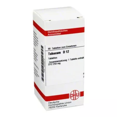 TABACUM D 12 tabletten, 80 stuks