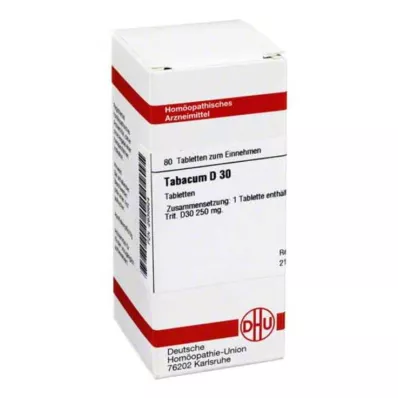 TABACUM D 30 tabletten, 80 stuks