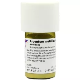 ARGENTUM METALLICUM praeparatum d 20 trituratie, 20 g