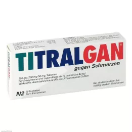 TITRALGAN Pijnstillende tabletten, 20 stuks