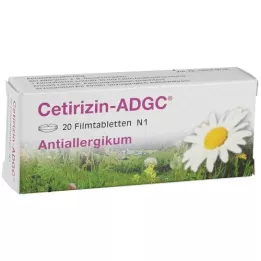 CETIRIZIN ADGC Film -gecoate tablets, 20 st