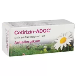 CETIRIZIN ADGC Film -gecoate tablets, 50 st