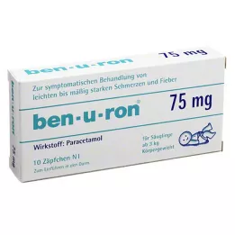 BEN-U-RON 75 mg zetpillen, 10 stuks