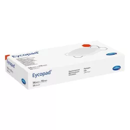 EYCOPAD Oogkompressen 56x70 mm niet-steriel, 50 stuks