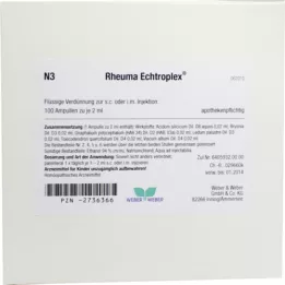RHEUMA ECHTROPLEX Injectieoplossing, 100x2 ml
