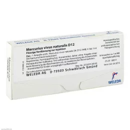 MERCURIUS VIVUS NATURALIS D 12 ampullen, 8X1 ml