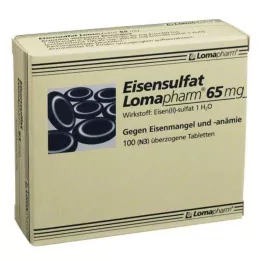 EISENSULFAT Lomapharm 65 mg omhulde tabletten, 100 stuks