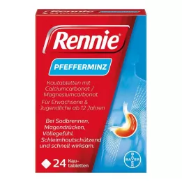 RENNIE Kauwtabletten, 24 stuks