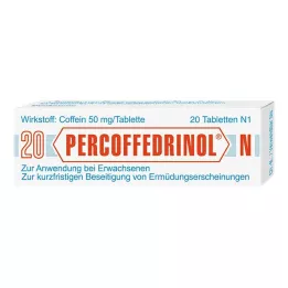 PERCOFFEDRINOL N 50 mg tabletten, 20 stuks