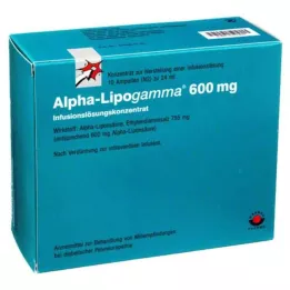 ALPHA-LIPOGAMMA 600 mg infuusoplossing concentraat, 10X24 ml