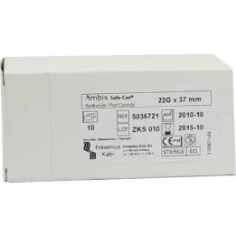 AMBIX Safe-Can Portpunkt.Kan.22 Gx37 mm rechte, 10 st