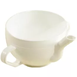 KRANKENTASSE Kunststof met 2 handgrepen wit, 1 stuk