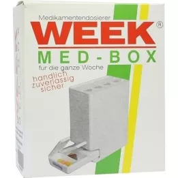MEDIKAMENTENDISPENSER 7 dagen groen, 1 st