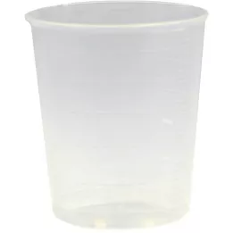 EINNEHMEGLAS Plastic 30 ml transparant+deksel, 1 st