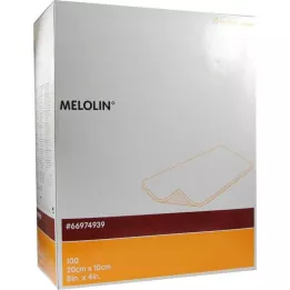 MELOLIN 10x20 cm wondverbanden steriel, 100 stuks