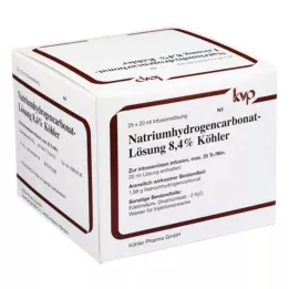 NATRIUMHYDROGENCARBONAT-Oplossing 8,4% Köhler, 25X20 ml