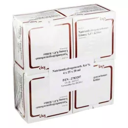 NATRIUMHYDROGENCARBONAT-Oplossing 8,4% Köhler, 100X20 ml