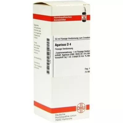 AGARICUS D 4 verdunning, 50 ml