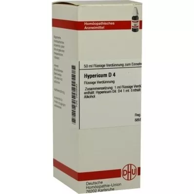 HYPERICUM D 4 verdunning, 50 ml