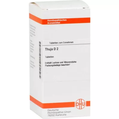 THUJA D 2 tabletten, 80 stuks