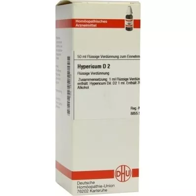 HYPERICUM D 2 verdunning, 50 ml