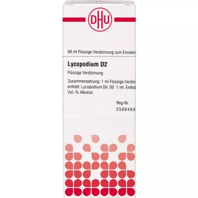 LYCOPODIUM D 2 Verdunning, 50 ml LYCOPODIUM D 2 Verdunning, 50 ml