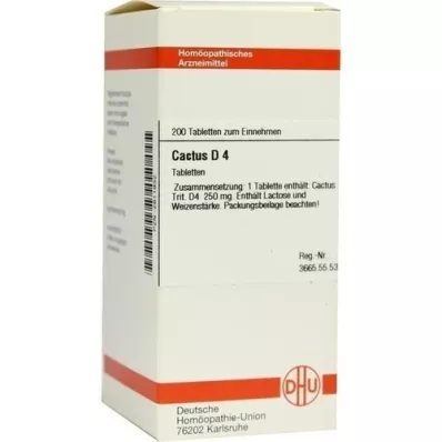 CACTUS D 4 tabletten, 200 st CACTUS D 4 tabletten, 200 st