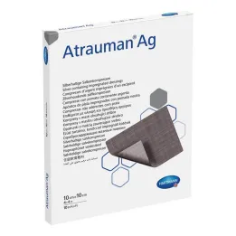 Atrauman Ag 10x10 cm steriele kompressen, 10 st