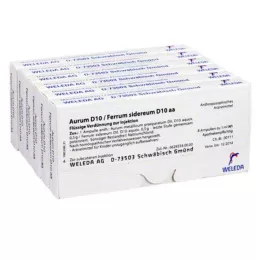 AURUM D 10/Ferrum sidereum D 10 aa ampullen, 48X1 ml