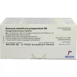 STANNUM METALLICUM praeparatum D 8 ampullen, 48X1 ml