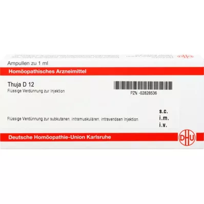 Thuja D12, 10x1 ml Thuja D12, 10x1 ml