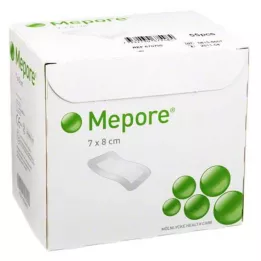 MEPORE Wondverband steriel 7x8 cm, 55 stuks
