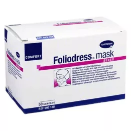 FOLIODRESS masker Comfort senso OP-masker groen, 50 |2| stuks |2|