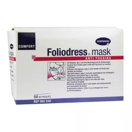 FOLIODRESS masker Comf.anti condens type II OP-m.groen, 50 |2| stuks |2|