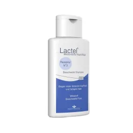 Lactel No.3 biologische zwavelshampoo tegen zeer vette hoofdhuid, 200 ml