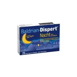 BALDRIAN DISPERT Nacht om in slaap te vallen üb.Tabletten, 25 stuks