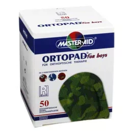 ORTOPAD Voor jongens gewone oogcapaciteit gips, 50 st