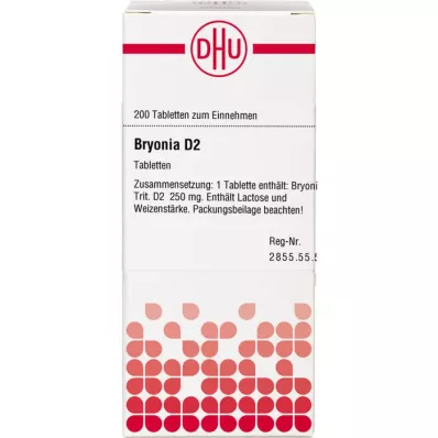 BRYONIA D 2 tabletten, 200 st BRYONIA D 2 tabletten, 200 st