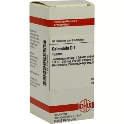 CALENDULA D 1 tabletten, 80 st