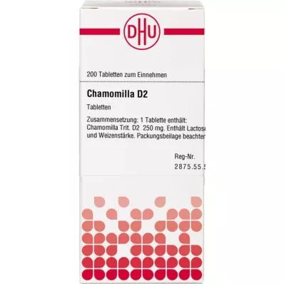 CHAMOMILLA D 2 tabletten, 200 st CHAMOMILLA D 2 tabletten, 200 st