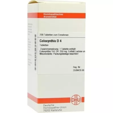 COLOCYNTHIS D 4 tabletten, 200 st COLOCYNTHIS D 4 tabletten, 200 st
