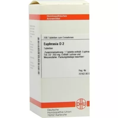 EUPHRASIA D 2 tabletten, 200 st