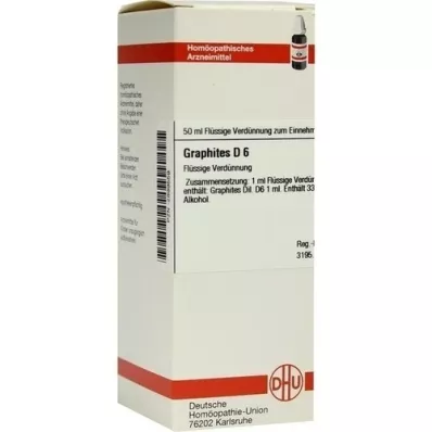 GRAPHITES D 6 verdunning, 50 ml GRAPHITES D 6 verdunning, 50 ml