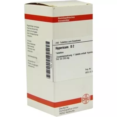 HYPERICUM D 2 tabletten, 200 st
