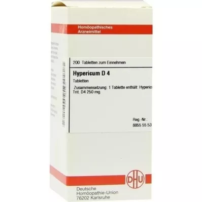 HYPERICUM D 4 tabletten, 200 st