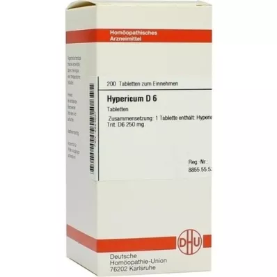 HYPERICUM D 6 tabletten, 200 st HYPERICUM D 6 tabletten, 200 st