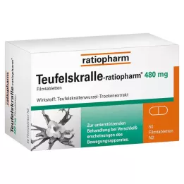 TEUFELSKRALLE-RATIOPHARM Filmomhulde tabletten, 50 stuks
