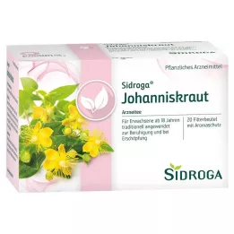 SIDROGA Sint-Janskruidtheefilterzakjes, 20X1,75 g